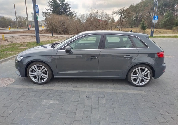 Audi A3 cena 87500 przebieg: 118000, rok produkcji 2018 z Gdynia małe 172